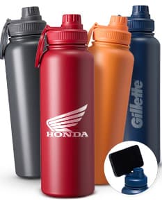 Garrafa Térmica Inox 1,2L - Uma garrafa térmica em aço inoxidável com capacidade para 1,2 litros.