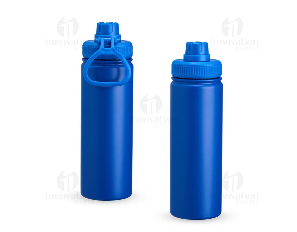 Garrafa Inox 750ml em fundo branco.