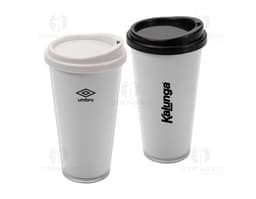 Bicchiere plastico doppio da 400ml.
