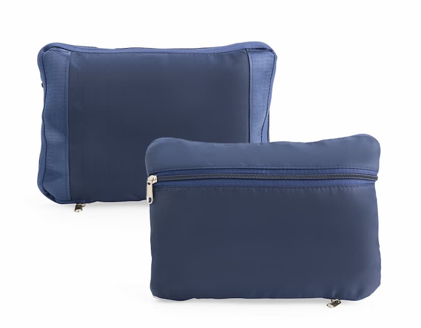 Bolsa expansível e dobrável de 25 litros.
