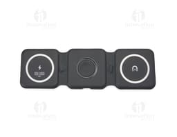 Carregador sem Fio 3 em 1 com scanner e detector de tecnologia eletrónica, equipamento moderno para armazenar e transferir
