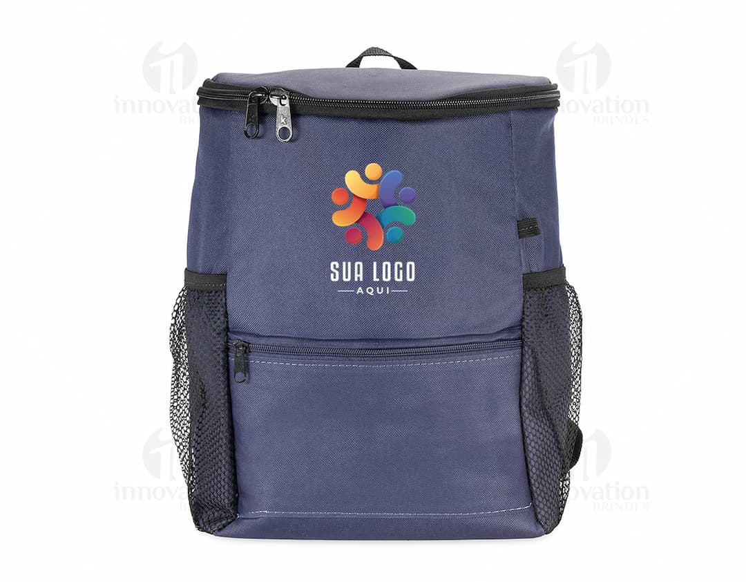 Mochila Térmica Nylon 10 Litros, ideal para transportar alimentos e bebidas de forma prática e segura.