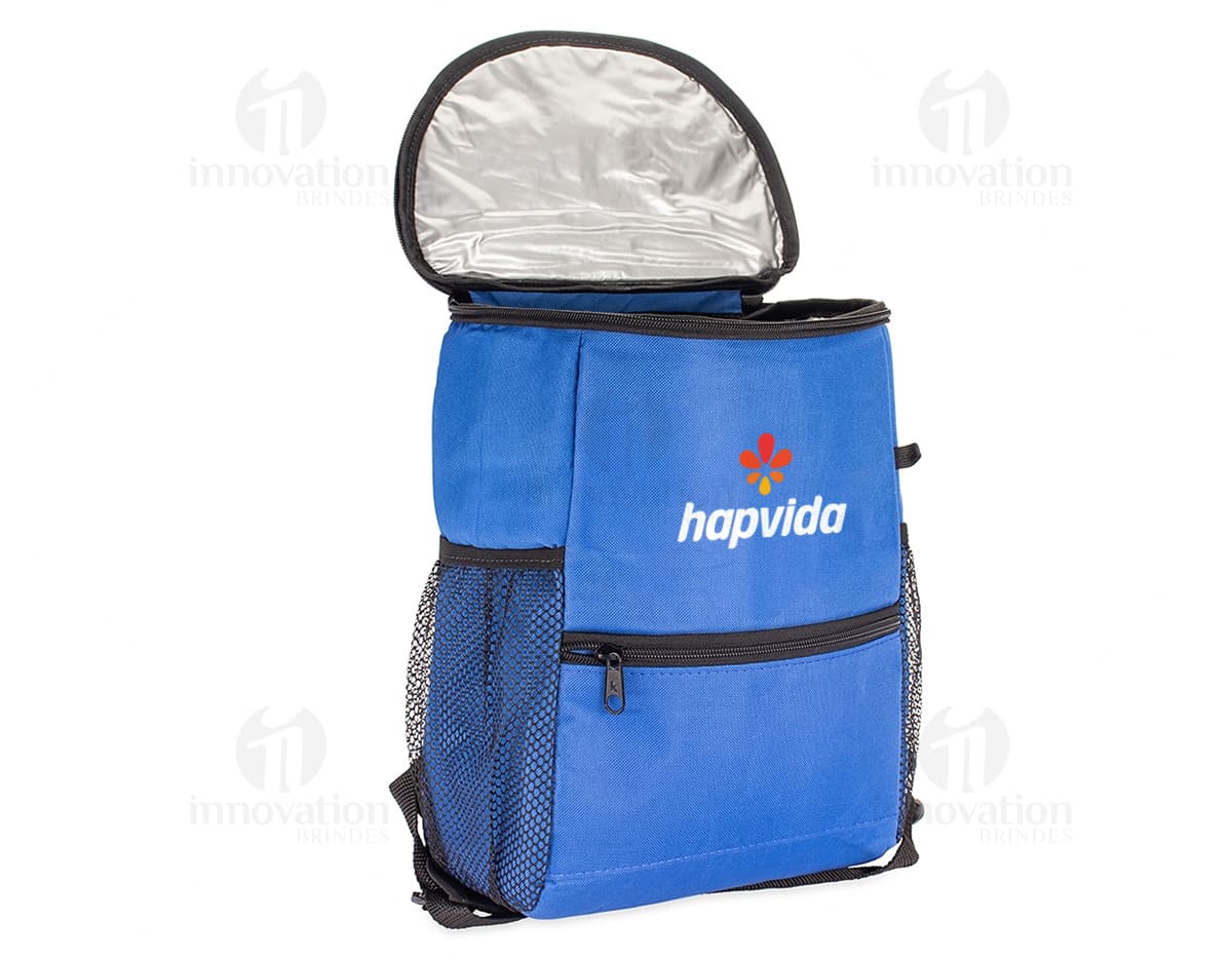 Mochila Térmica Nylon 10 Litros, ideal para transportar alimentos e bebidas de forma prática e segura.