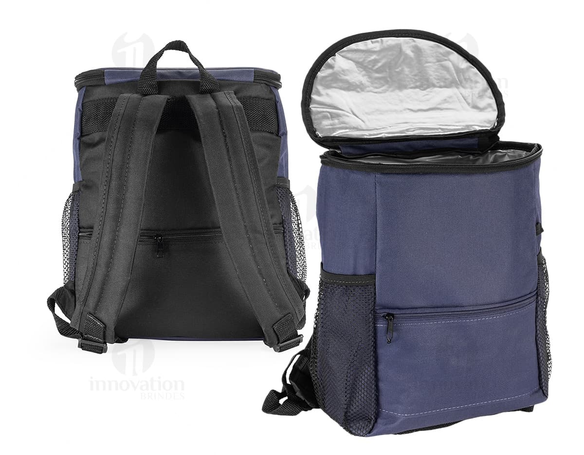 Mochila Térmica Nylon 10 Litros, ideal para transportar alimentos e bebidas de forma prática e segura.