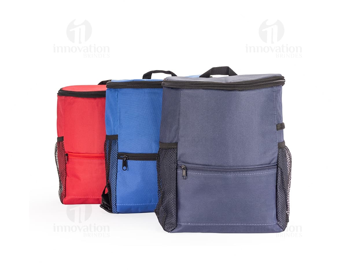 Mochila Térmica Nylon 10 Litros, ideal para transportar alimentos e bebidas de forma prática e segura.