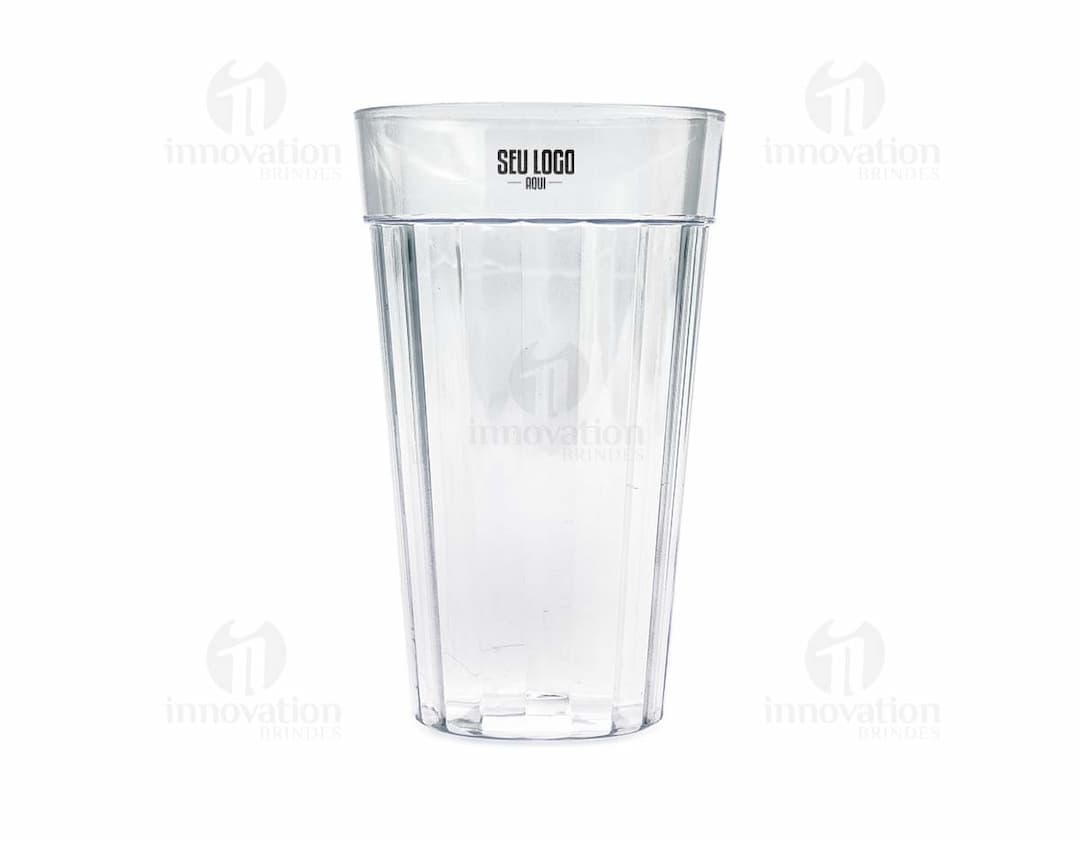 Copo plástico de 450ml transparente.