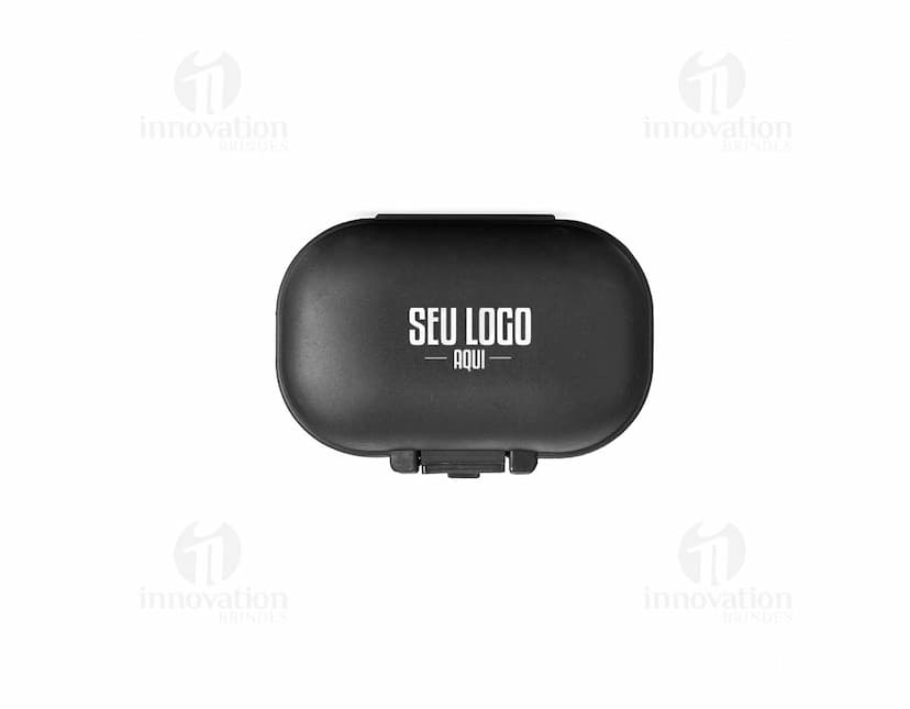 Porta-Comprimidos Plástico em cores sortidas, com divisórias para cada dia da semana e indicador de hora.
