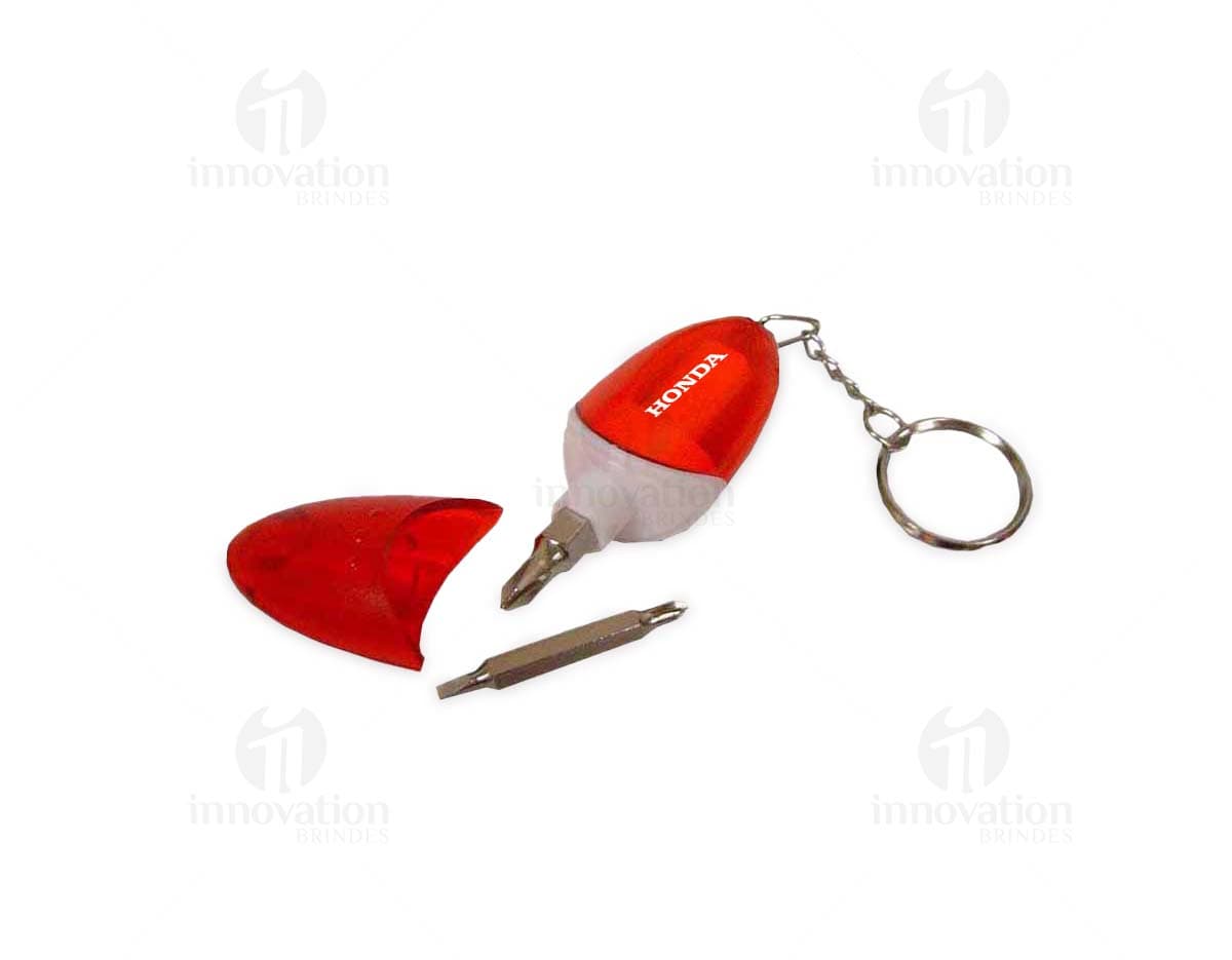 Mini chave Philips e fenda com estojo para armazenamento.