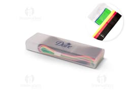 Produto: Kit Faixas de Yoga 5 Peças. O kit contém cinco faixas de yoga coloridas e resistentes, ideais para prática de