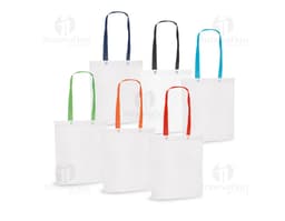 Sacola em nonwoven 80 gm² termoselado.