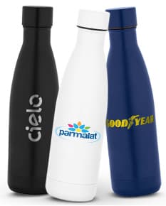 REBUFFON M Garrafa térmica em aço inox 90 reciclado com parede dupla isolada a vácuo e acabamento em mate 520 mL