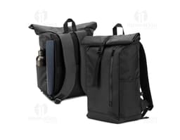 OSASCO BPACK Mochila Roll top com design em sistema de fecho que permite enrolar a parte superior em poliéster reciclado 600D