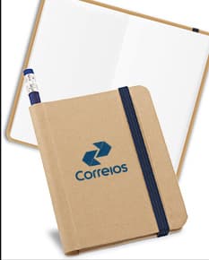 VILAÇA Caderno A7 de capa rígida em papel com 140 páginas lisas