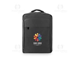 COVENTRY Mochila totalmente acolchada para portátil 15,6 en poliéster reciclado 300D de alta densidad 18 L