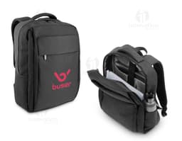 COVENTRY Mochila totalmente acolchada para portátil 15,6 en poliéster reciclado 300D de alta densidad 18 L