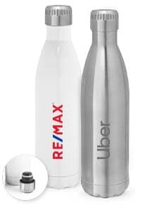 AMORTI L Garrafa para sublimação em aço inox com parede dupla isolada a vácuo 800 mL