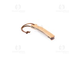 RANGER Metal blade knife with stainless steel blade and bamboo handle