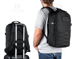 EDINBURGH BPACK Military-style backpack made of high-density recycled 600D polyester with a pocket for laptop 173 21 L