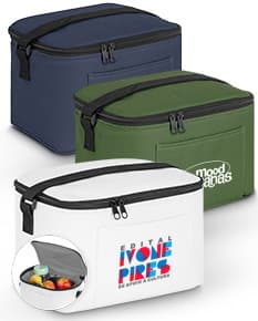 CANCUN Cooler Bolsa térmica em poliéster reciclado 600D com interior forrado em PEVA 7 L