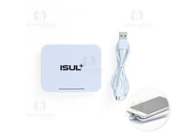 Carregador por indução com suporte para celular.