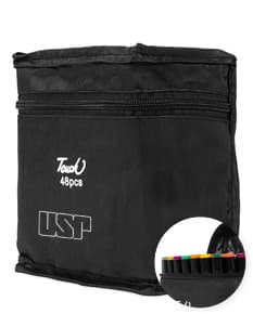 KIT CANETAS MARCADORAS PONTAS DUPLAS 48