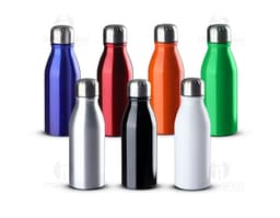 Garrafa de alumínio de 500 ml.