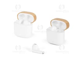 COBAIN Auriculares inalámbricos en ABS 100 reciclado y bambú con autonomía de 5h