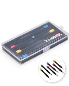Kit ferramenta composto por 6 peças diversas.