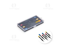 Kit herramienta compuesto por 6 piezas diversas.