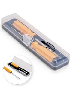 Kit ferramentas 2 peças com chave de fenda e alicate.