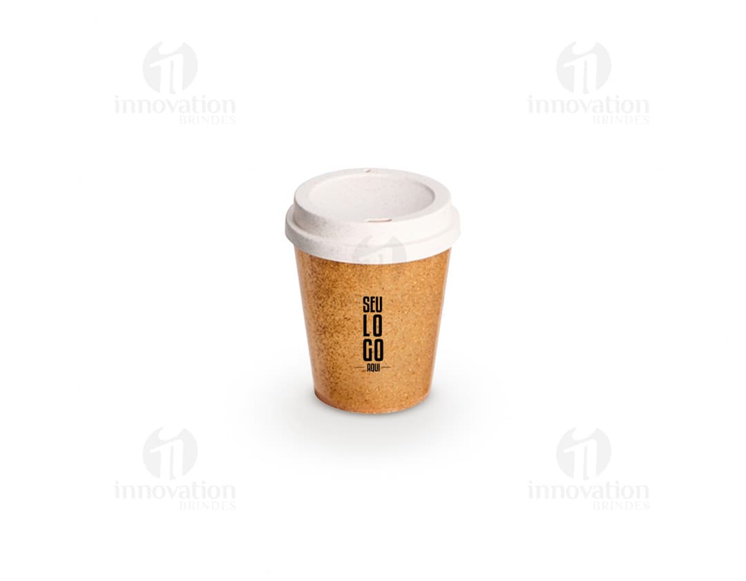 COPO 350ML DE FIBRA DE COCO C TAMPA