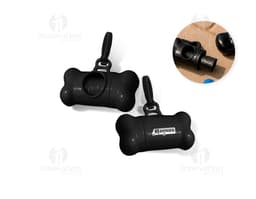 Black metal technology equipment collection device with a cable, used for sports and fitness. Includes camera, whistle