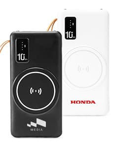 POWER BANK 10000MAH COM CARREGAMENTO VIA