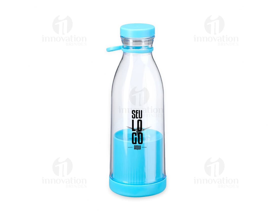 Transparent plastic bottle of 380 ml for beverages. The bottle has a lid and label, ideal for storing liquids such as water
