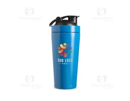 A 900ml stainless steel shaker with a lid and a clean, modern design.