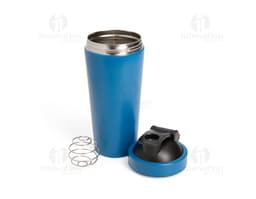 A 900ml stainless steel shaker with a lid and a clean, modern design.