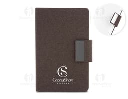 PU Notebook with coffee or tea fiber