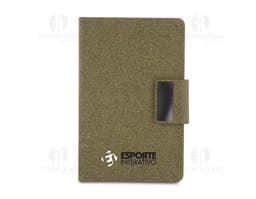 PU Notebook with coffee or tea fiber