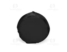 Protetor solar de para-brisa preto e brilhante, com design moderno e tecnologia de proteção UV. Equipamento de proteção para