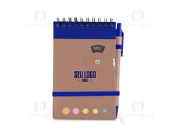 Mini cuaderno con bolígrafo
