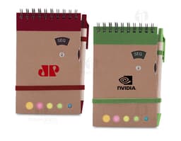 Mini cuaderno con bolígrafo