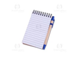 Mini cuaderno con bolígrafo
