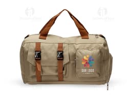 Mala Oxford 23L em couro preto, moderna e elegante, com alça de mão e alça para as costas, ideal para viagens e estilo