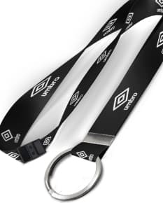 Cordão para crachá com trava 85cm x 2cm - Prático e moderno para garantir a segurança dos seus funcionários. Ideal para eventos corporativos e feiras de negócios. Adquira já o seu e aproveite a praticidade e estilo deste item essencial. Confira!