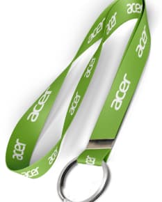 Cordão com argola simples - 85cm x 2,5cm: moderno e elegante para seu dia a dia no escritório. Feito em material de alta qualidade e design sofisticado, ideal para manter seu crachá sempre visível e seguro. Adquira o seu agora! #brindes #cordao #argolasimples #escritorio #modernidade