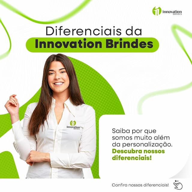 Conheça os Diferenciais da Innovation Brindes!

Com mais de 15 anos de experiência no mercado promocional, a Innovation Brindes vai muito além da personalização. Oferecemos as melhores tecnologias, condições de pagamento e produção rápida para garantir que seus brindes personalizados cheguem com excelência, ajudando a divulgar sua marca de forma impactante.

Deslize para o lado e descubra por que somos muito além da personalização!

Innovation Brindes - Muito além da personalização!

#InnovationBrindes #BrindesPersonalizados #ProduçãoRápida #BrindesCorporativos #DivulgaçãoDeMarca #BrindesDeQualidade
#personalizados #brindespersonalizados #brindescorporativos 
#brindescriativos