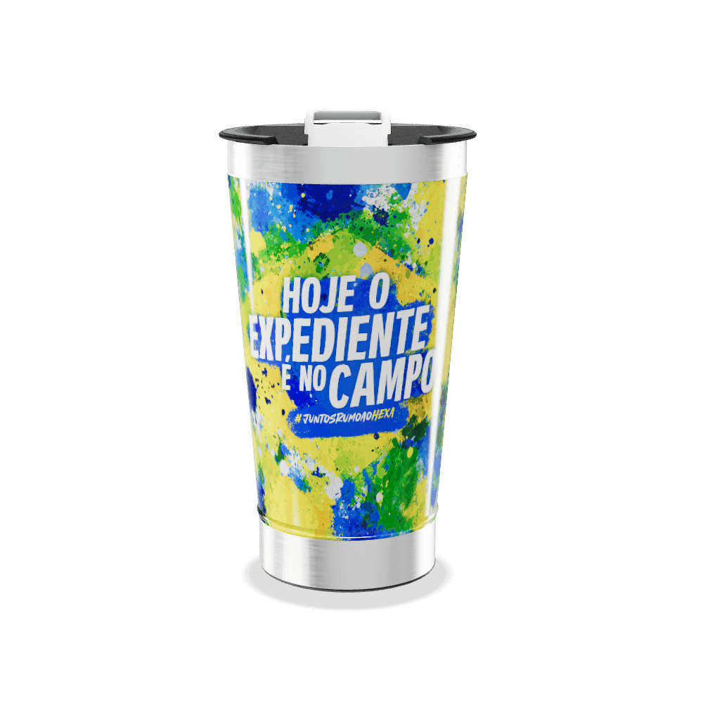 COPO TÉRMICO BRASIL SPLASH personalizado