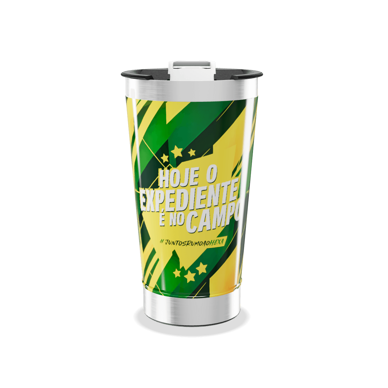 COPO TÉRMICO TORCIDA BRASIL personalizado