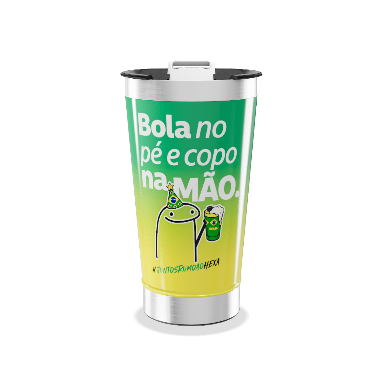 COPO TÉRMICO PAUSA PRO JOGO personalizado