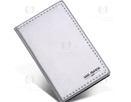 Bloco de anotações em couro elegante e prático para organização do seu dia a dia. Ideal para anotações rápidas e reuniões de